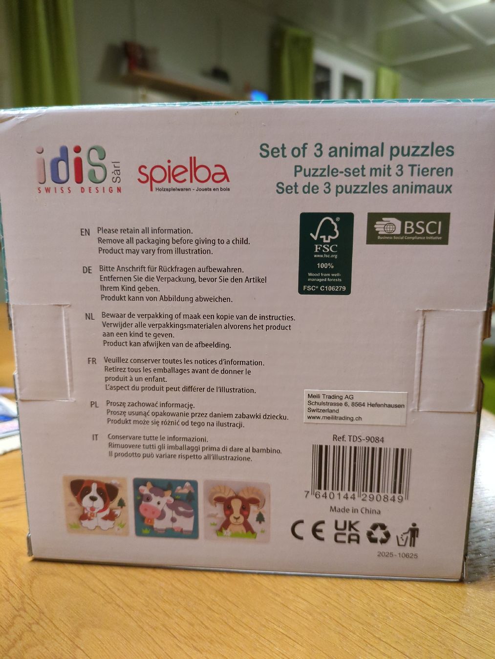 Puzzle: 3er Set Holzpuzzle Schweizer Tiere - Neu – Nuovo e nell'imballaggio originale da Adlikon b. Andelfingen venduto da IlonaSp 1