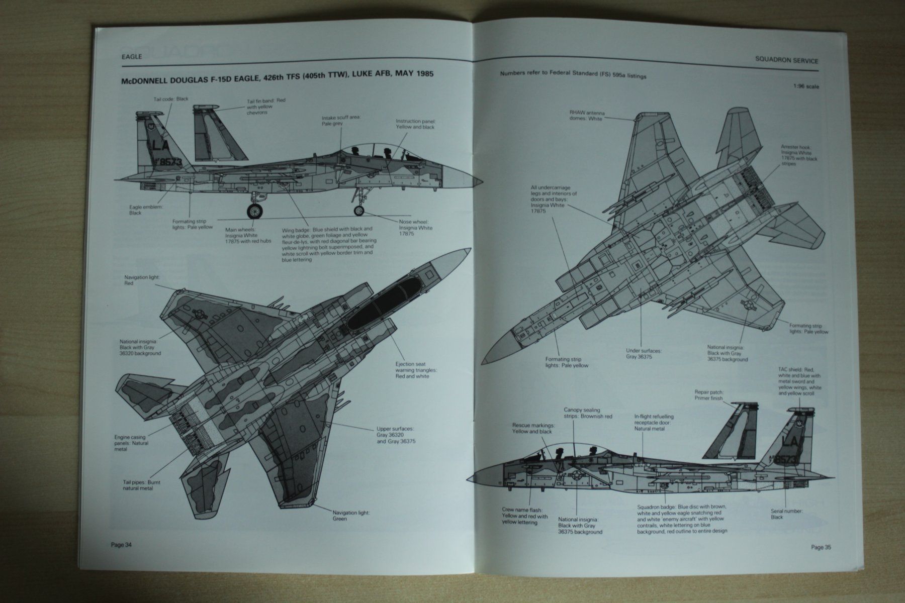 Modellbausätze & Standmodelle: Modellbau Doku - Aeroguide #19 Eagle – Gebraucht aus Koppigen von F4Fan 2