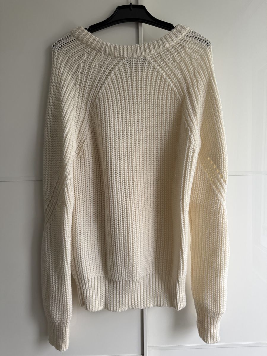 Sandro Maglioni & Felpe: Sandro Paris Strickpullover 100% Wolle Cremeweiss Gr. 2 – Nuovo (secondo la descrizione) da Winterthur venduto da marisole4 6