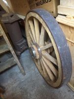 Altes Wagenrad