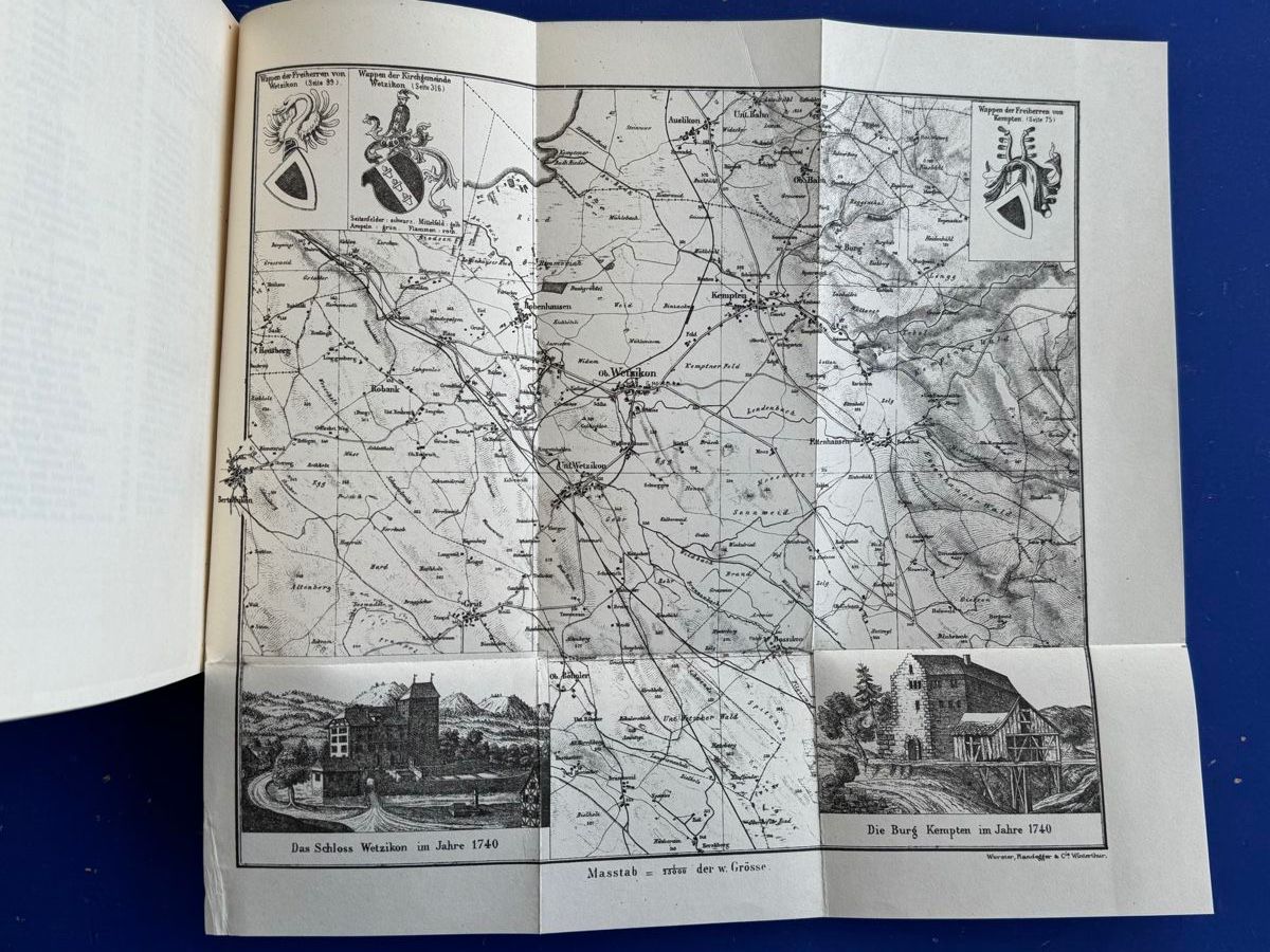 Libri: Geschichte der Gemeinde Wetzikon. Mit einer  Karte – Usato da Adliswil venduto da buch_und_kunst