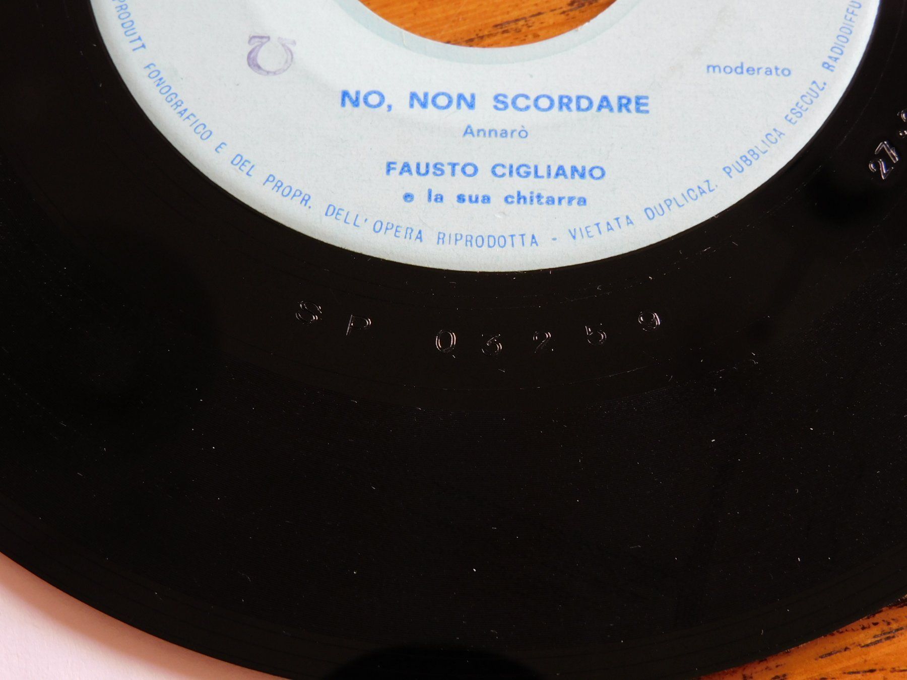 Schallplatten: Fausto Cigliano, No, Non Scordare – Gebraucht aus Emmenbrücke von lamorak 1