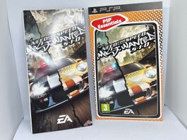 Manuale + Copertina Need for Speed: Most Wanted PSP