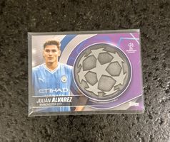 Julian Alvarez Starball Relic - Manchester City - Topps