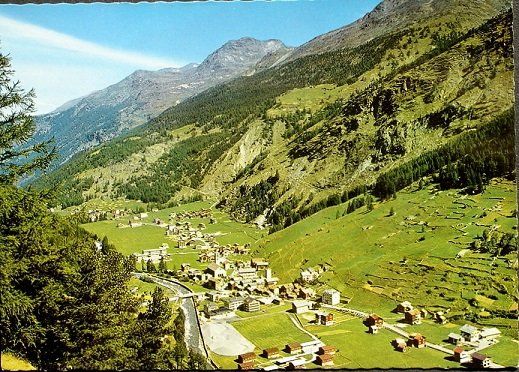 Cartoline postali: SAAS-GRUND mit Simelihorn – Nuovo (secondo la descrizione) da Jona venduto da philajona