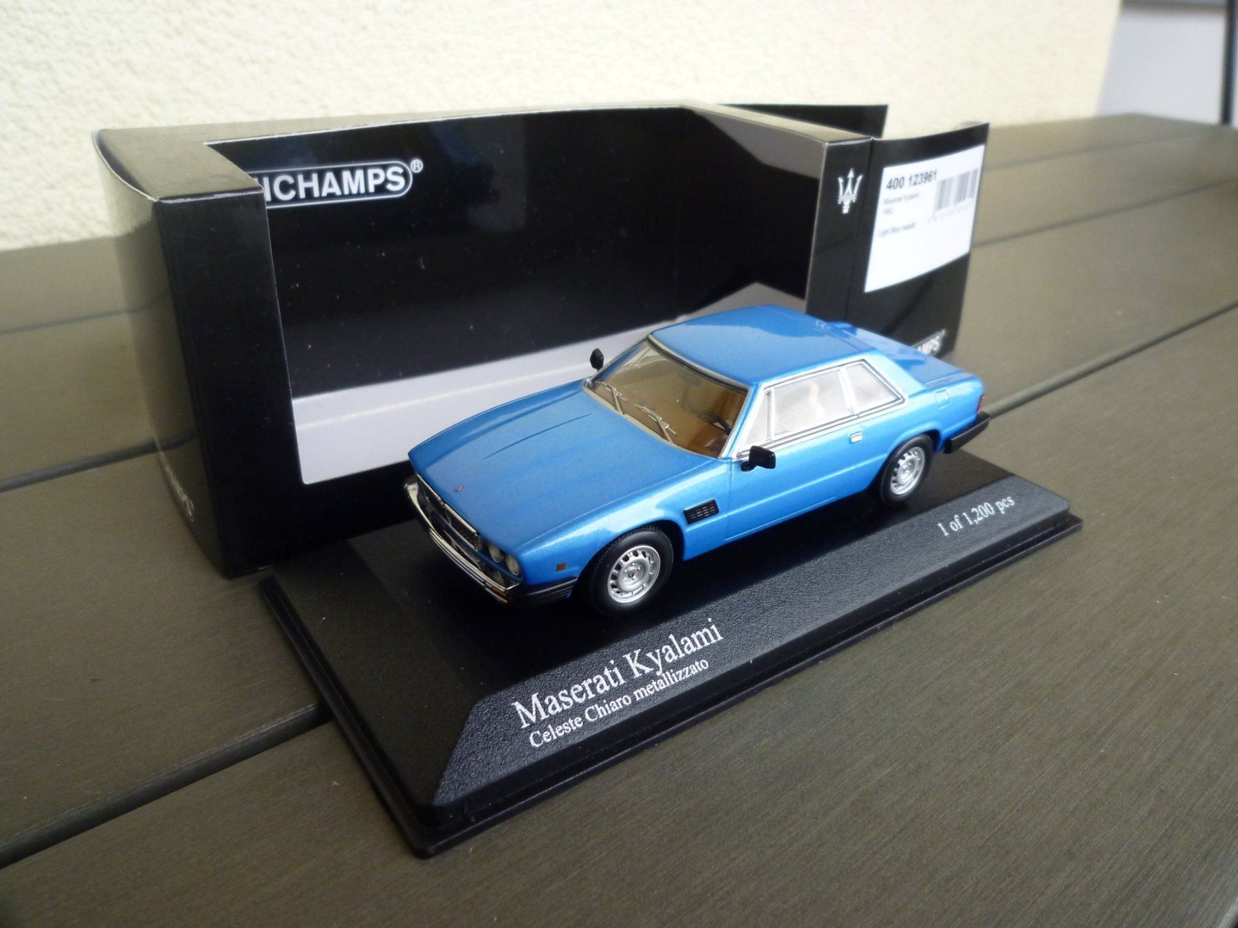 Minichamps Modellini d'auto: Maserati Kyalami (1982) – Nuovo e nell'imballaggio originale da Flawil venduto da Imperiosud 5