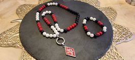 Zuchtperlen Kette mit passendem Armband