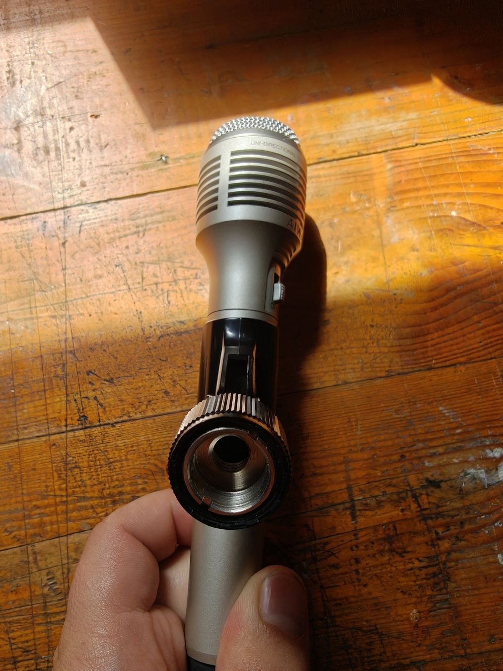 Aiwa Microfoni: AIWA Uni-directional Condenser Microphone mit Kabel – Usato da Oberkulm venduto da Ken_6bmj 5