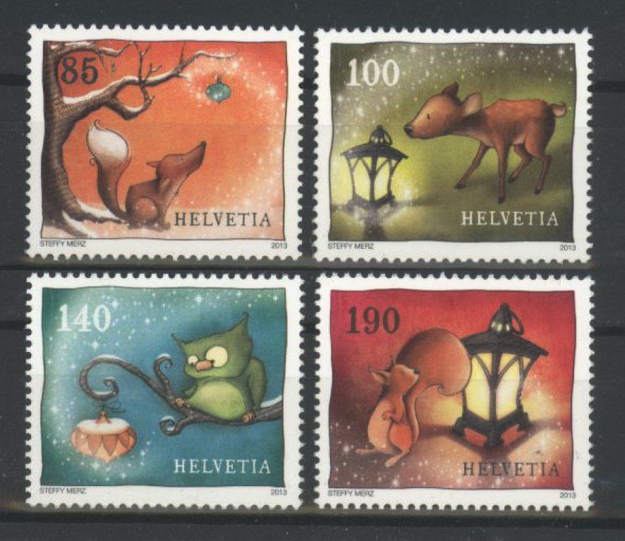 Tutti i francobolli: 2013, Sondermarken Weihnachten ** – Usato da Willisau venduto da Vollstempel