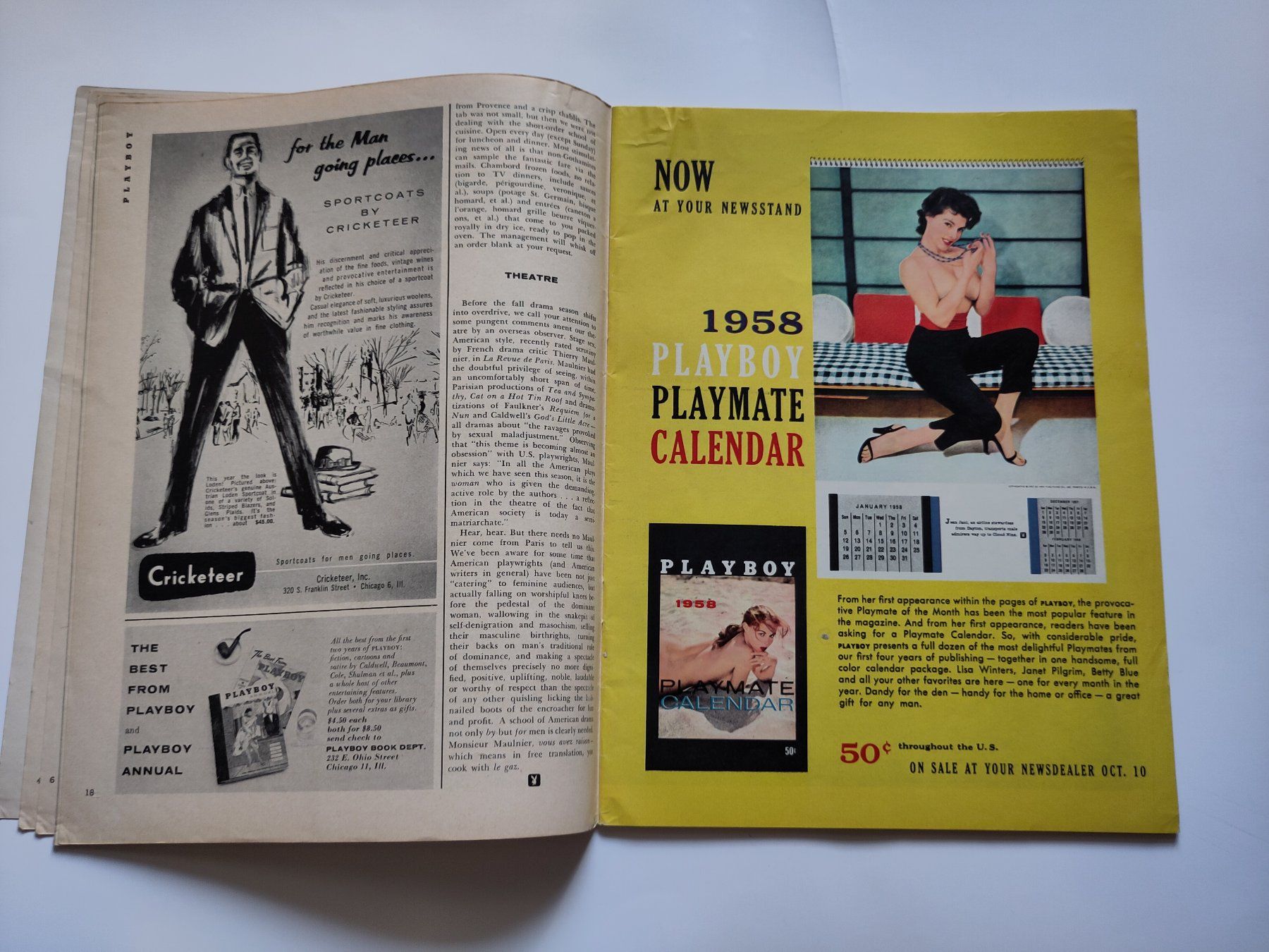 Revues & Magazines: Playboy Magazin Oktober 1957 – D'occasion à Schaffhausen par RolfMeister 2