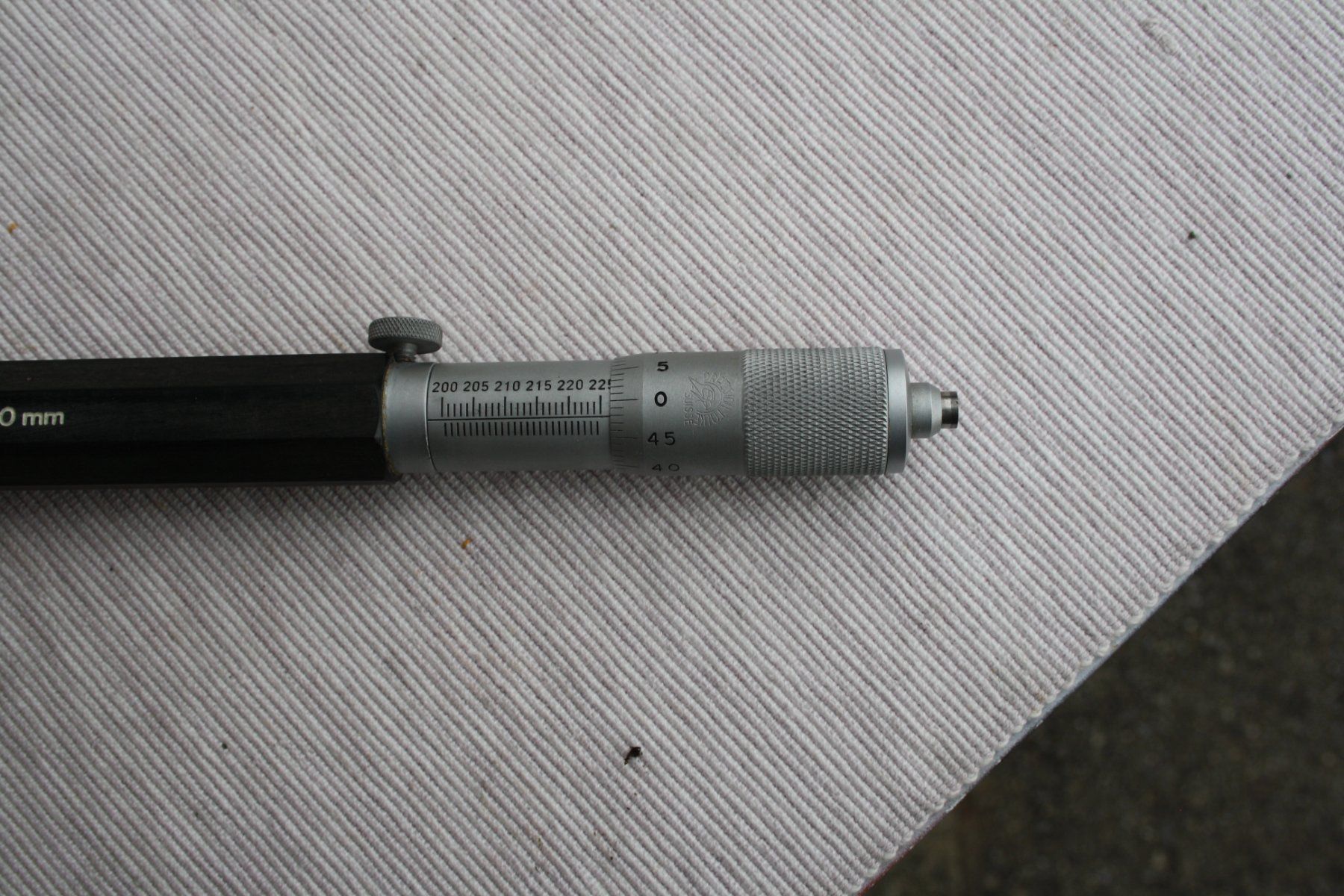 Misurare: MESSSCHRAUBE 200-225mm INNENMIKROMETER – Usato da Wauwil venduto da Pneuedy 6
