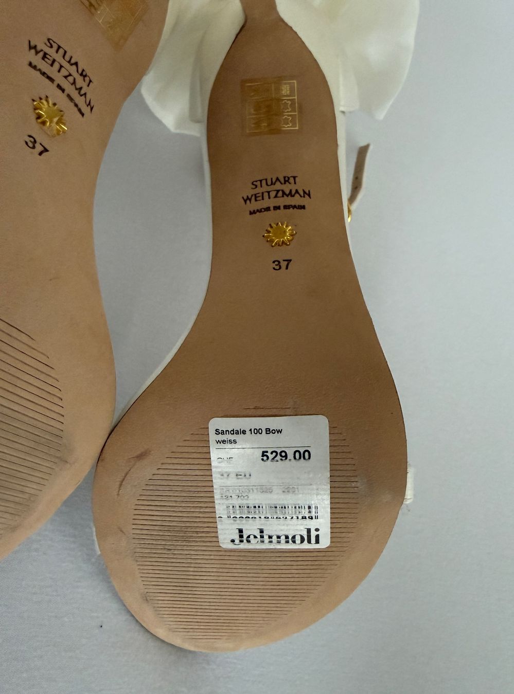 Stuart Weitzman Damenschuhe: Stuart Weitzman Nudistsong Mesh Bow Sandaletten – Neu (gemäss Beschreibung) aus Pfäffikon SZ von Redwulf34 7