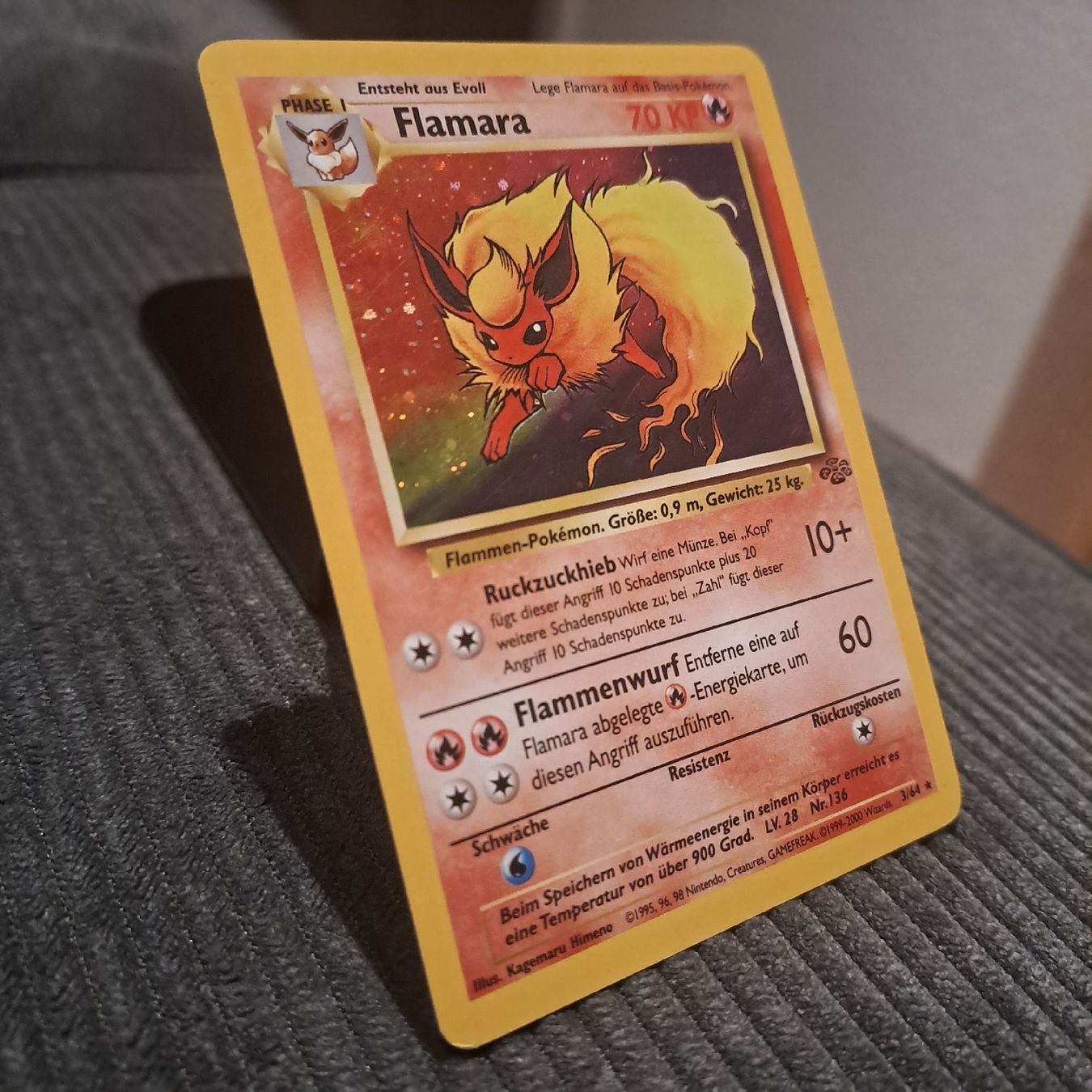 Pokémon Cartes à collectionner: Flamara Holo, Jungle Set 3/64 – Neuf (Voir description) à Düdingen par Ruge91 1