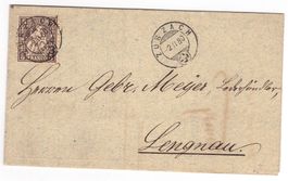 Lettre de Zurzach pour Lengnau le 2.II.80