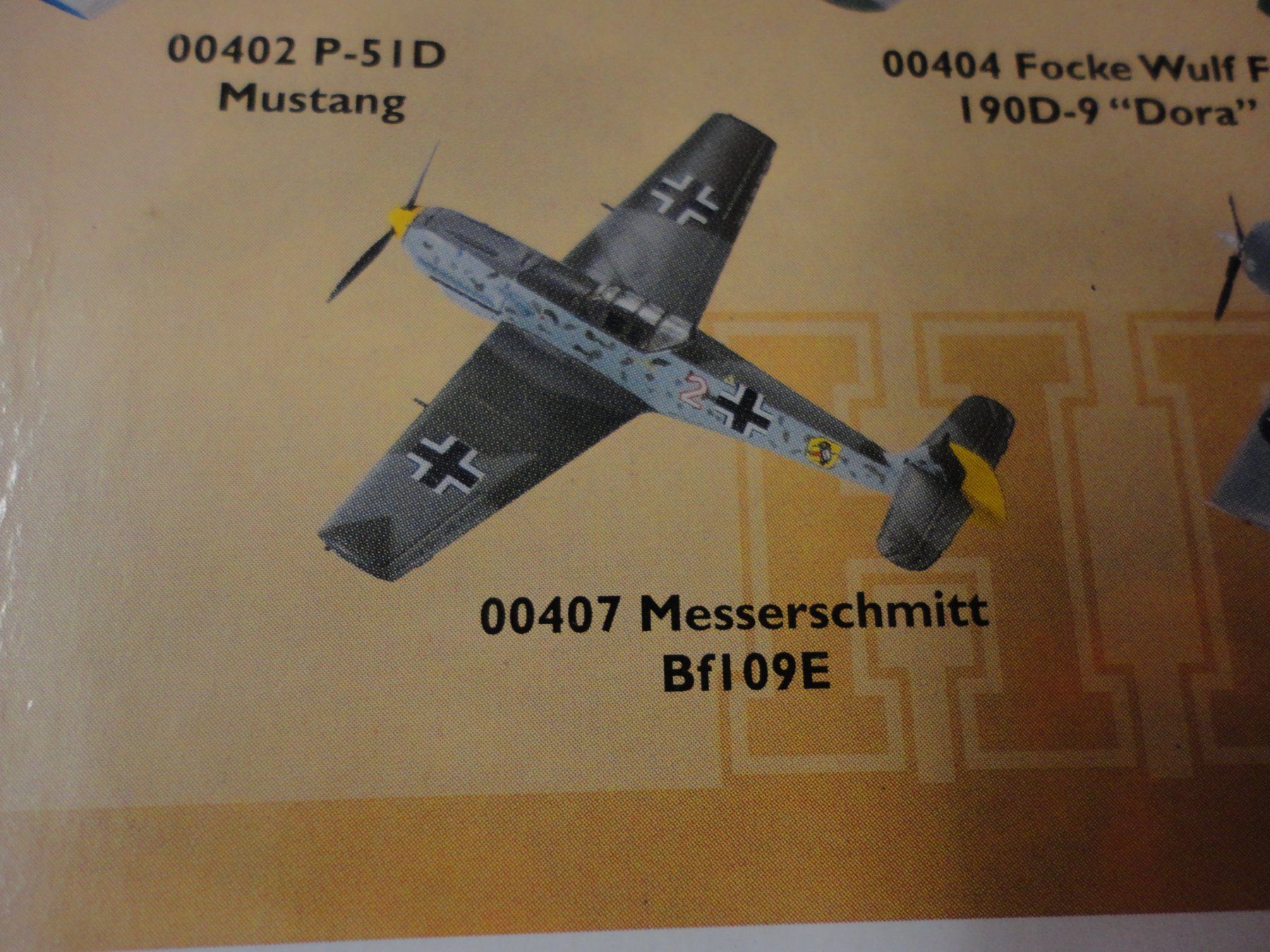 Revell Modellbausätze & Standmodelle: Revell Modellbausatz Messerschmitt Bf109E – Neu und originalverpackt aus Horgen von RcModell 4