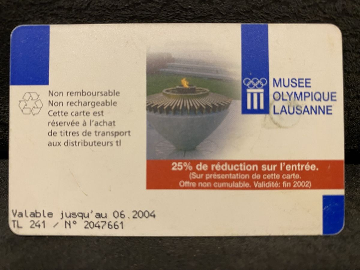 Telefon- & Taxkarten: Carte TL 241 – Gebraucht aus Lausanne von babacard10 1