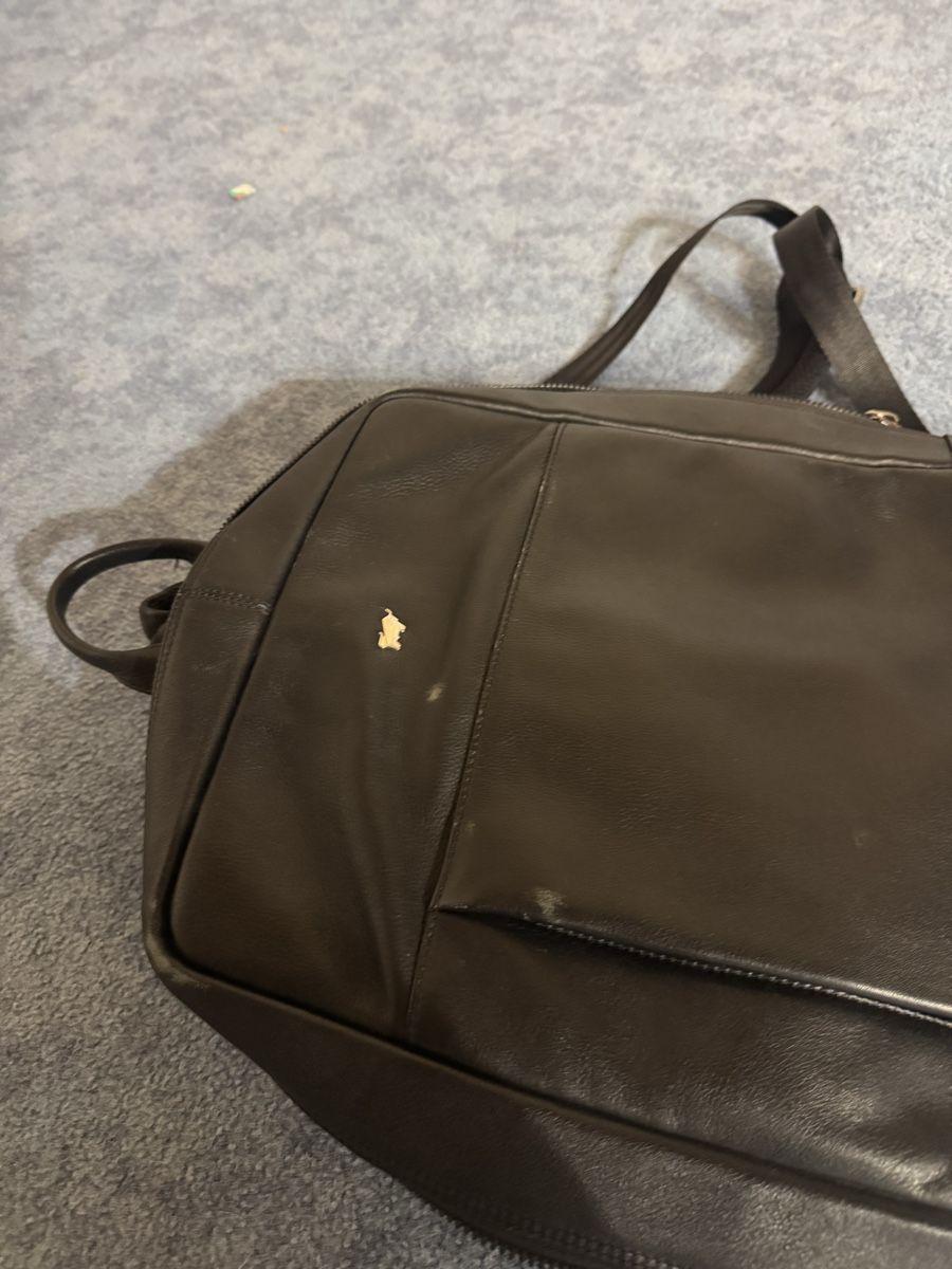 Zaini: Braun Buffel Rucksack schwarz Leder gebraucht – Usato da GOLDACH venduto da seller01 8