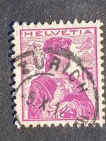 Schweiz 1912 Helvetia 15 Vollstempel ZÜRICH 5.X.12