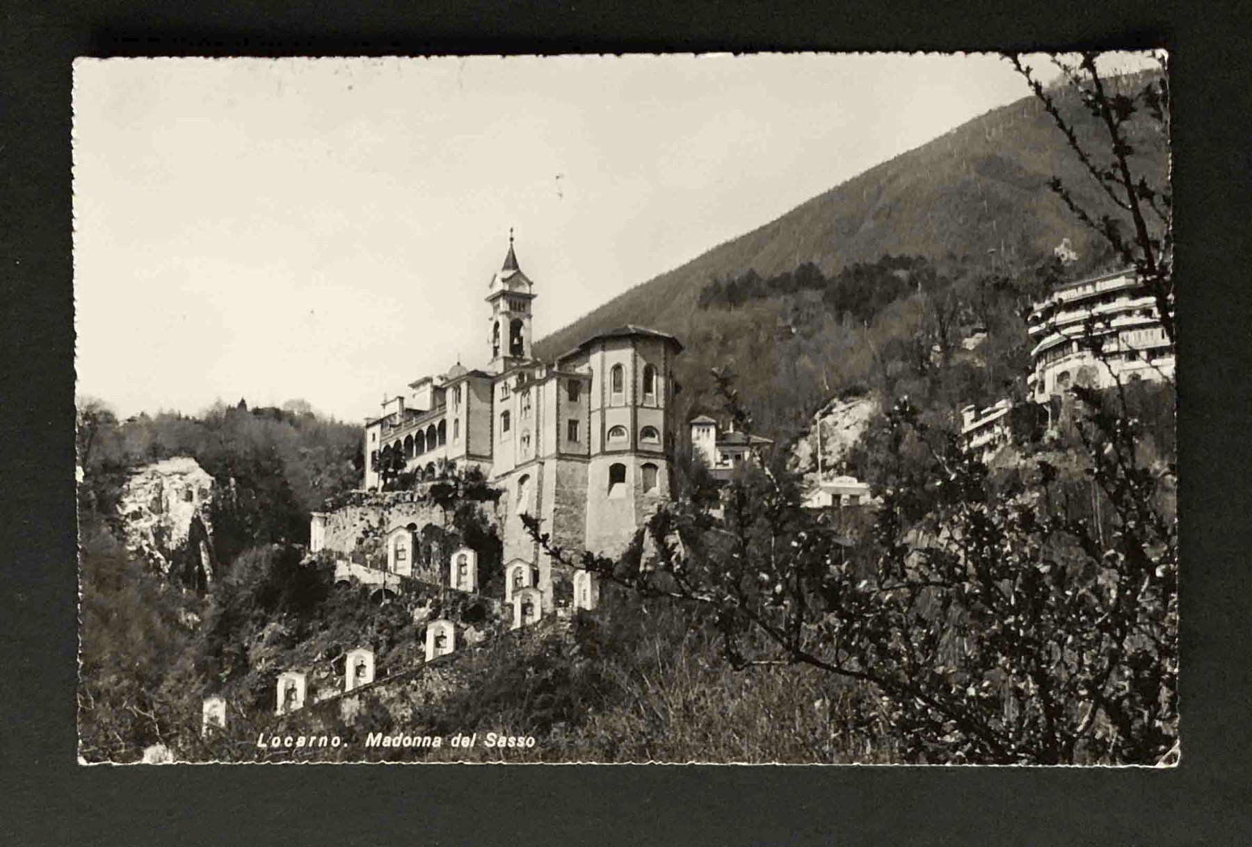 Cartoline postali: AK Locarno Madonna del Sasso – Usato da Goldau venduto da artelier1