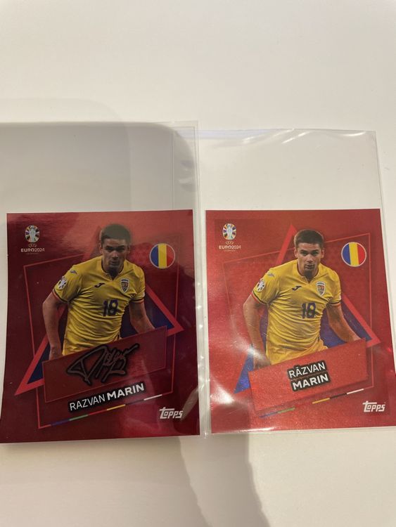 Rázvan Marin Autogramm Euro 2024 Topps (Neu (gemäss Beschreibung)) in ...