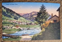 Airolo con fiume 1915, nach Châtesu-d'Oex z. A. Schmid