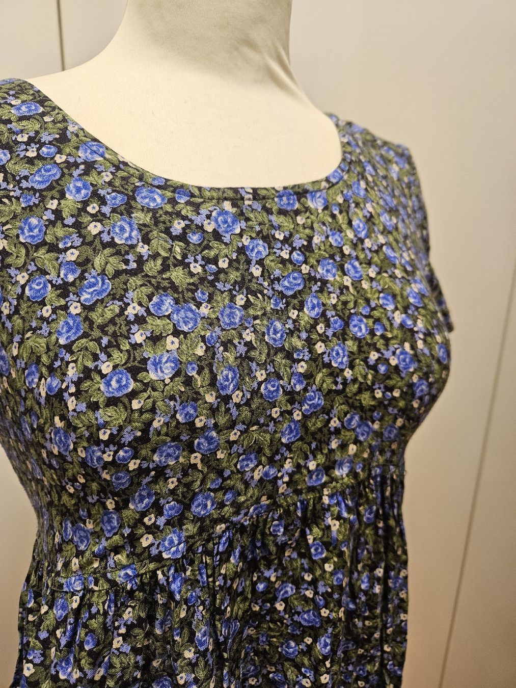 Vestiti: Vintage Flower Boho Babydoll Kleid – Usato da Zürich venduto da ColdCoffee 4