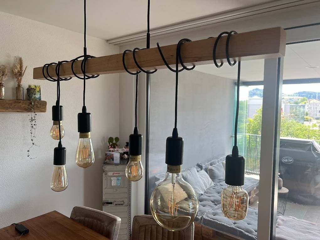 Lampen: Pendelleuchte / Hängeleuchte / Deckenleuchte Holz – Gebraucht aus Sursee von gas_29n8