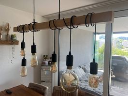 Pendelleuchte / Hängeleuchte / Deckenleuchte Holz