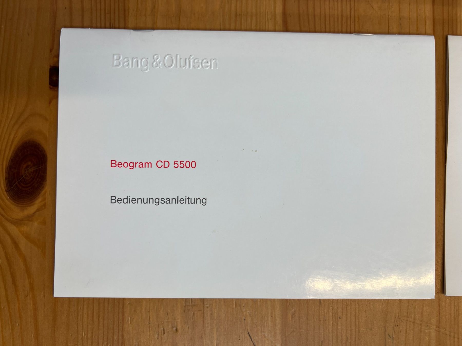 Bang & Olufsen Lecteur multimedia & Streamer: BANG & OLUFSEN BEOGRAM CD 5500 CD-PLAYER – Défectueux à Egg b. Zürich par Frank999 9