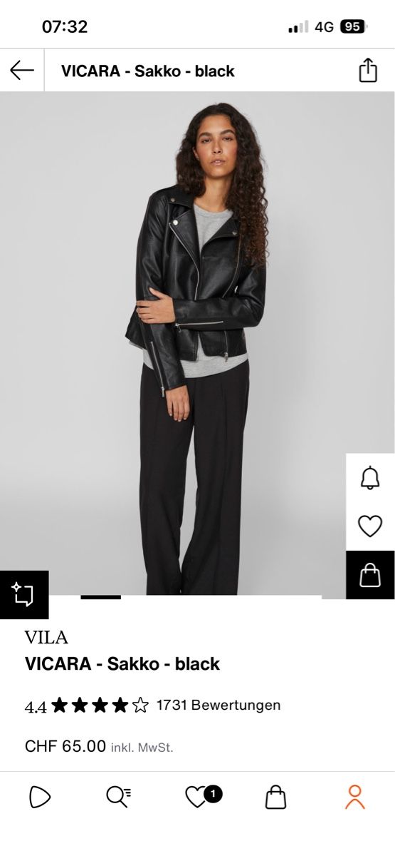 Vila Giacche: Kunstlederjacke XS – Usato da Zürich venduto da fla_qd7x 1