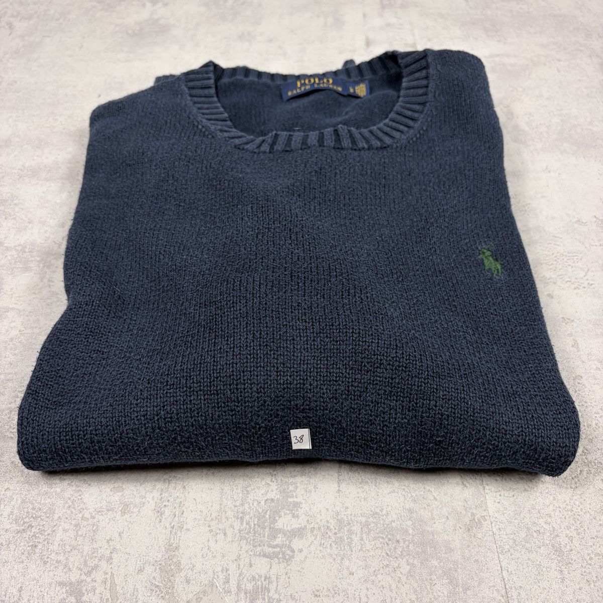 Polo Ralph Lauren Pullover & Sweatshirts: Pull en maille Polo Ralph Lauren bleu marine - Taille L – Gebraucht aus Neuchâtel von aliceguins 9
