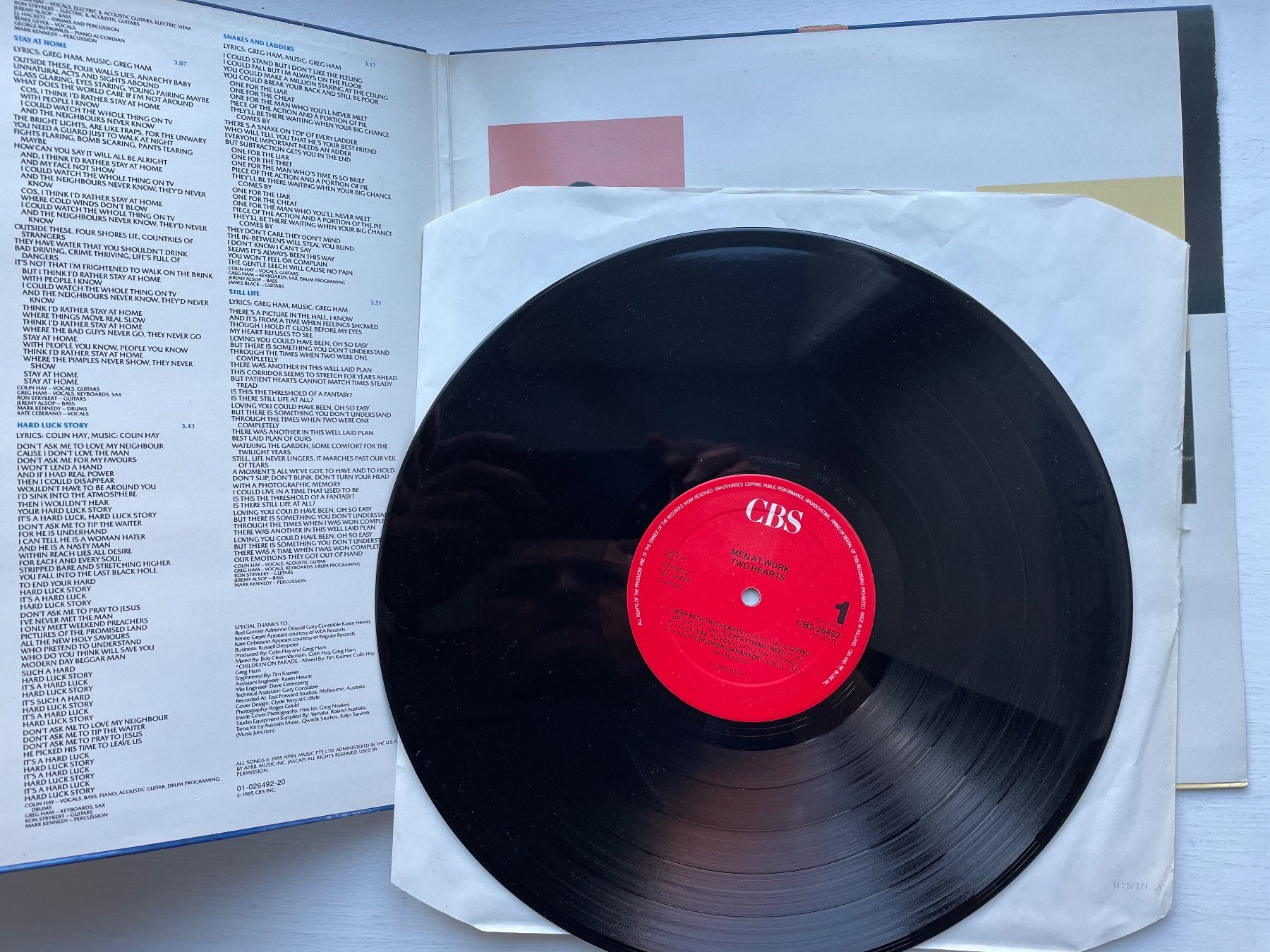 Dischi in vinile: Men At Work - Two Hearts - LP, 1985 – Usato da Zürich venduto da Andy_t71 2