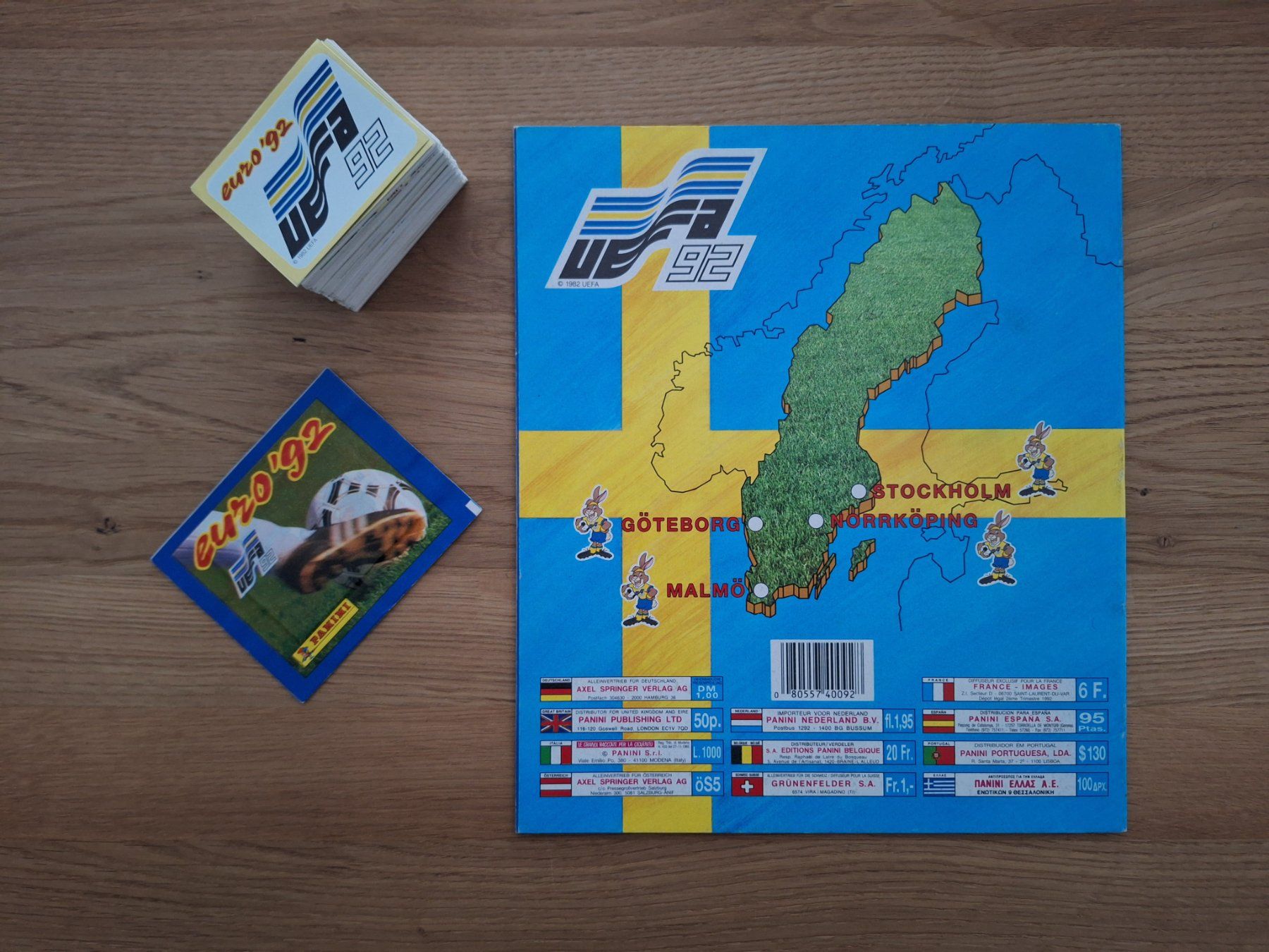 Panini Album: PANINI EURO 1992 – Usato da St. Gallen venduto da Matrix023 3