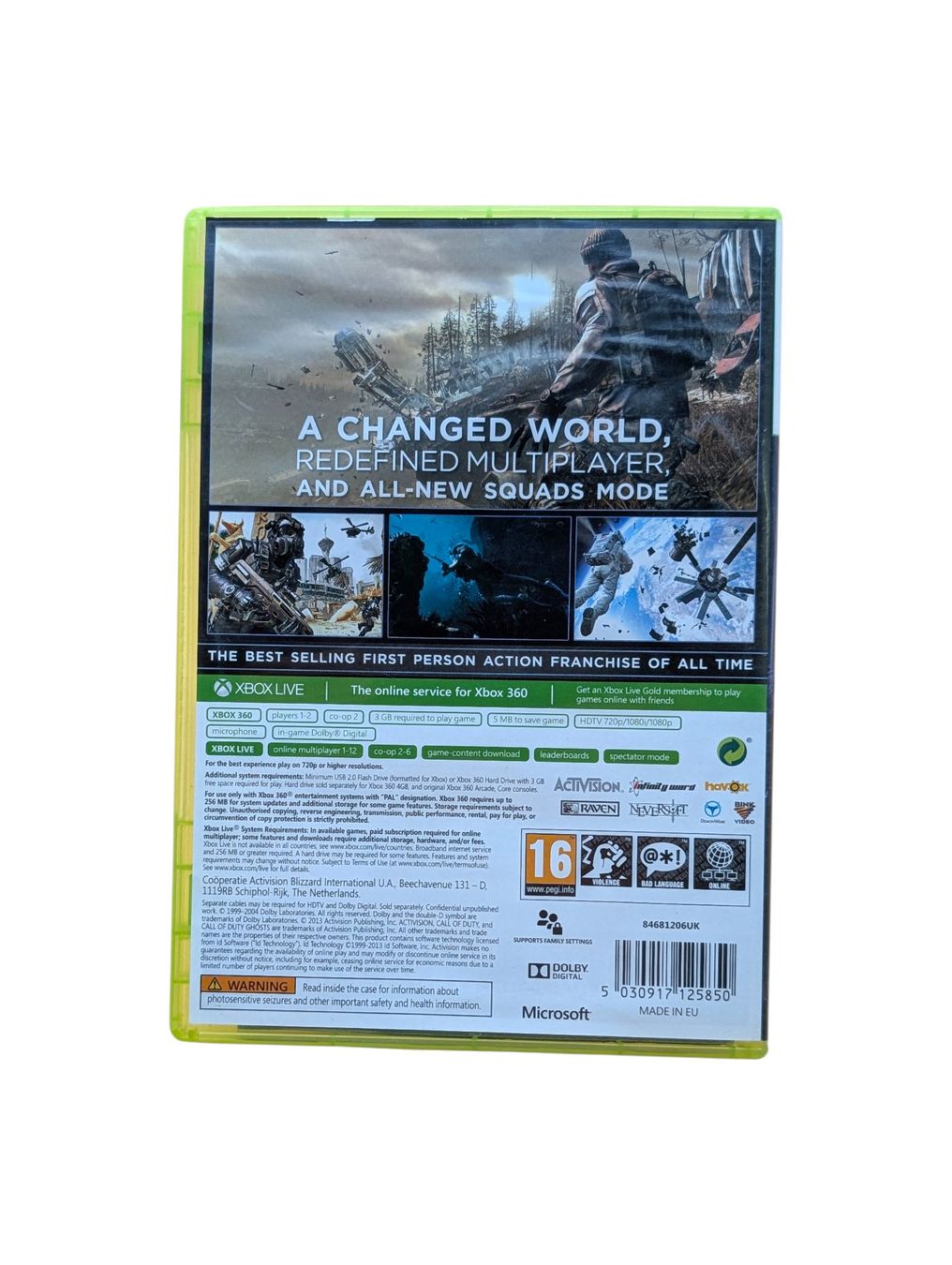 Microsoft Giochi: Call of Duty Ghosts Xbox 360 – Usato da Domat/Ems venduto da IsseldorsShop 1