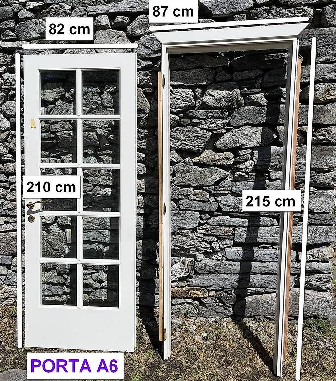 Regale: Porta bianca con vetrata – Gebraucht aus Losone von inf_zhb8