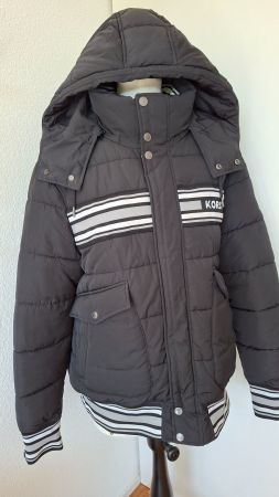Winterjacke schwarz mit Kapuze Michael Kors gebraucht TOP