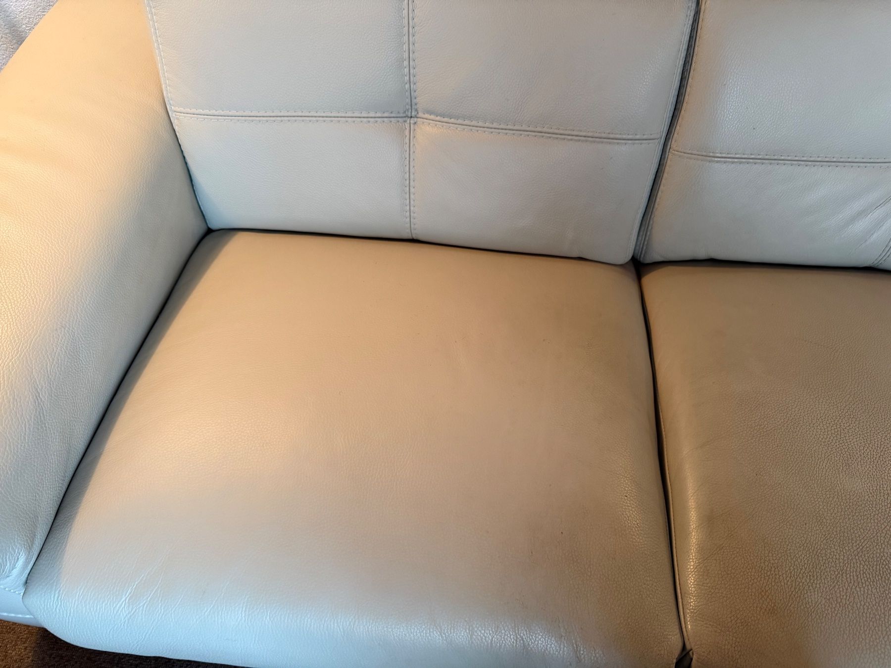 Divani: Ecksofa Leder beige mit Gebrauchsspuren gebraucht – Usato da Reinach BL venduto da 15Miiine16 3
