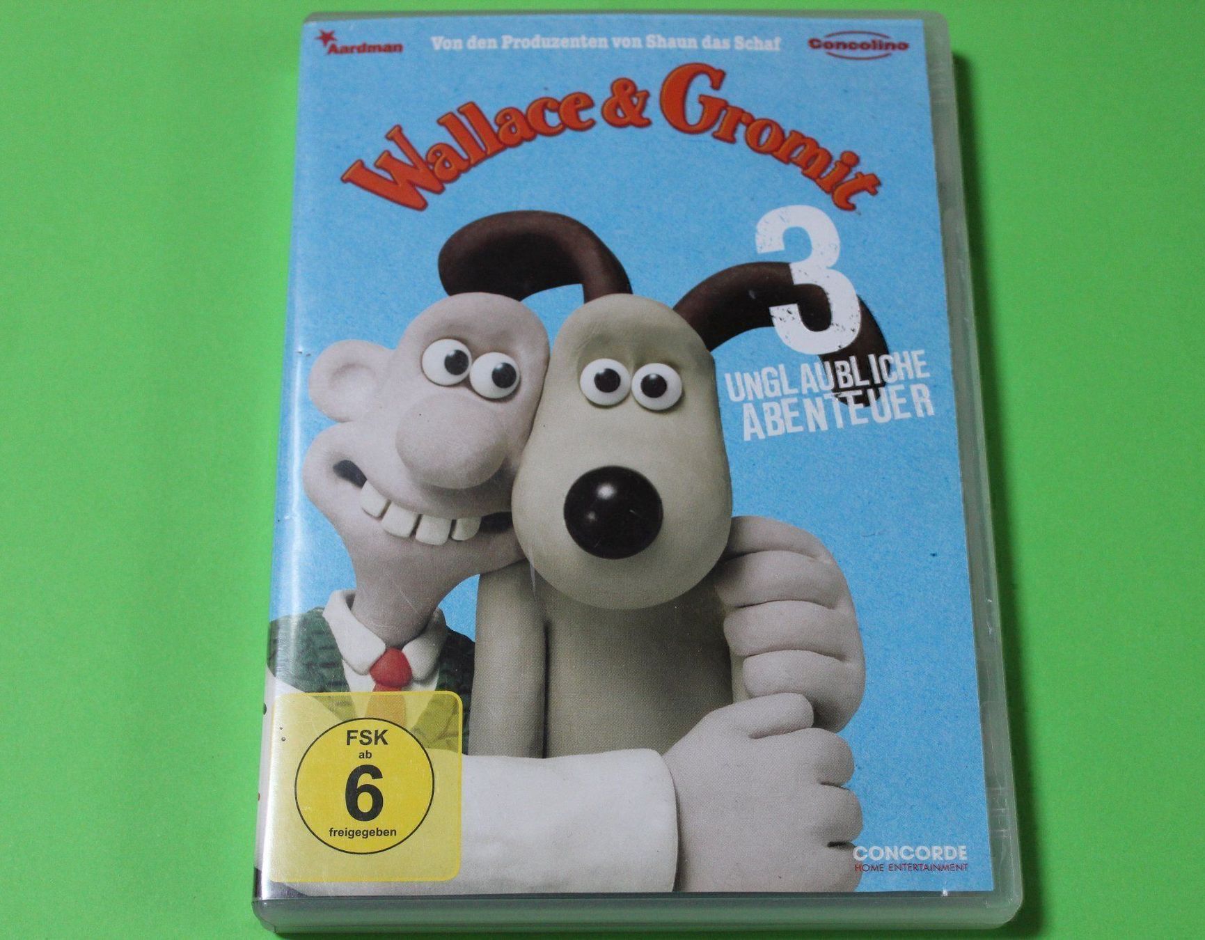 Tutti i DVDs: WALLACE & GROMIT -  3 ABENTEUER DVD!!!!! – Usato da Tübach venduto da JamesStone