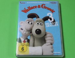 WALLACE & GROMIT -  3 ABENTEUER DVD!!!!!