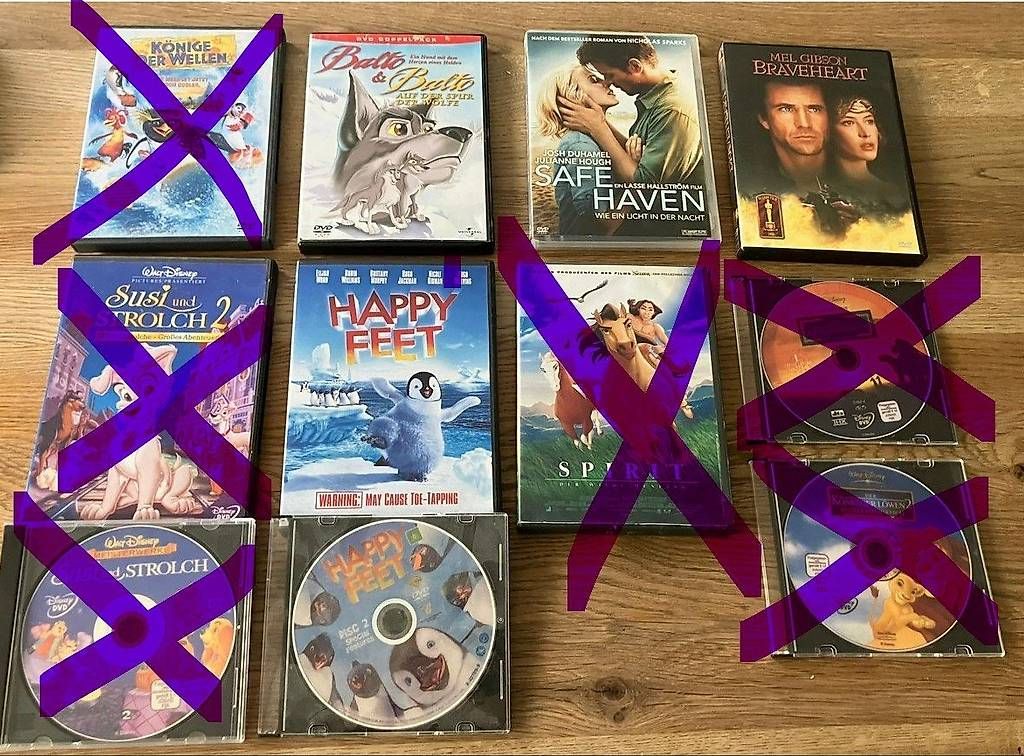 Alle DVDs: Diverse DVD's – Gebraucht aus Sins von Icezeit0