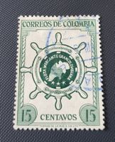 Kolumbien 1955 alte briefmarke