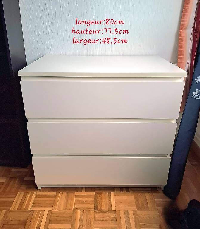 Cassettiere: Jolie commode blanche  – Usato da Lausanne venduto da miz_7f8f