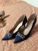 Dunkelblaue Pumps Lazzrini 38