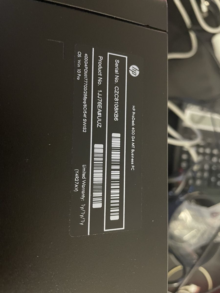 Hewlett Packard PC: HP ProDesk 400 G4 MT – Nuovo (secondo la descrizione) da Abtwil sg venduto da Kueng.MultiOutlet 2