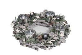 Wunderschöner Adventskranz mit Kerzenhalter - Neu!