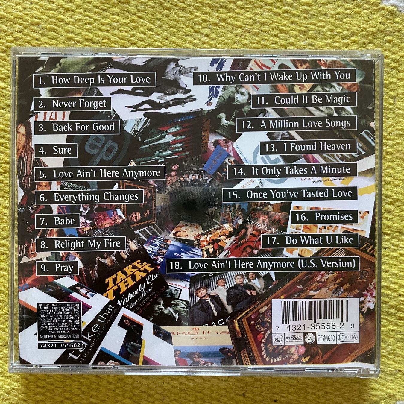 CDs: TAKE THAT-GREATEST HITS – Gebraucht aus Rorschacherberg von CD-Roli 1