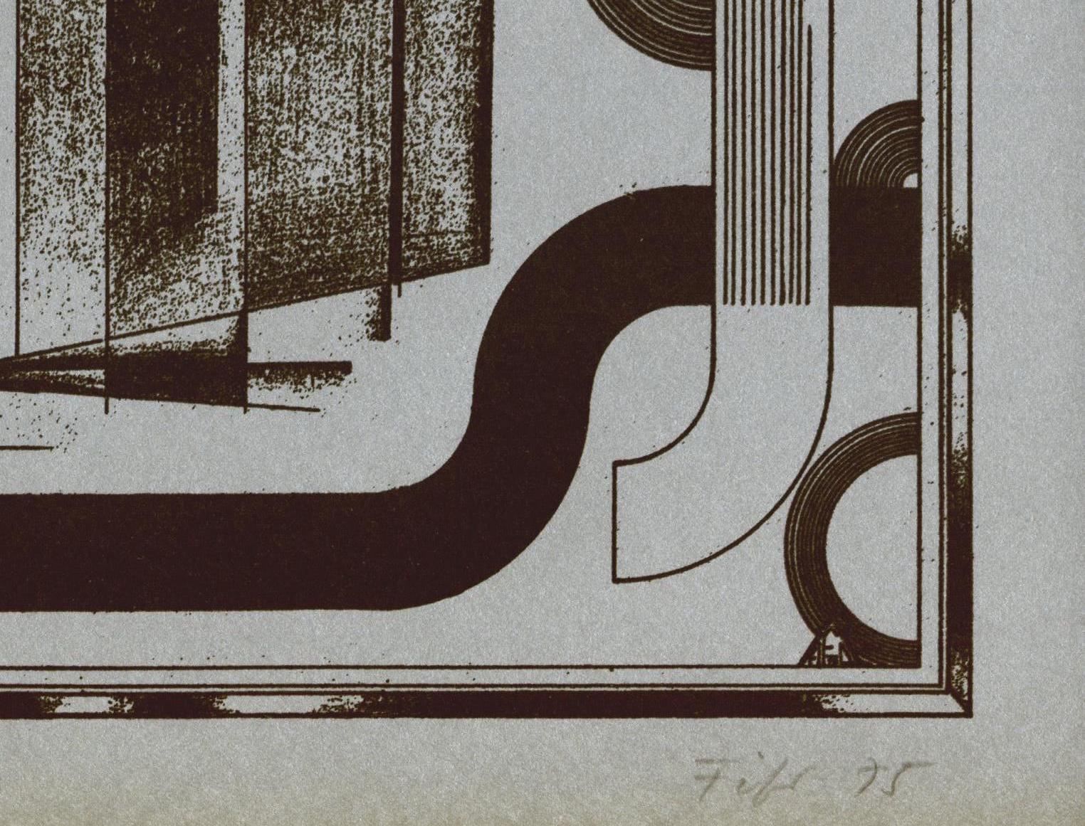 Grafiken & Lithographien: Fifo Stricker: Helel (1977) – Gebraucht aus Basel von Kunstkontor 2