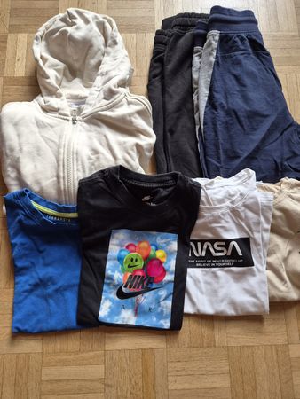 Kinder Kleidung 6-teilig Hoodie Hosen T-Shirts Gr. 146-152
