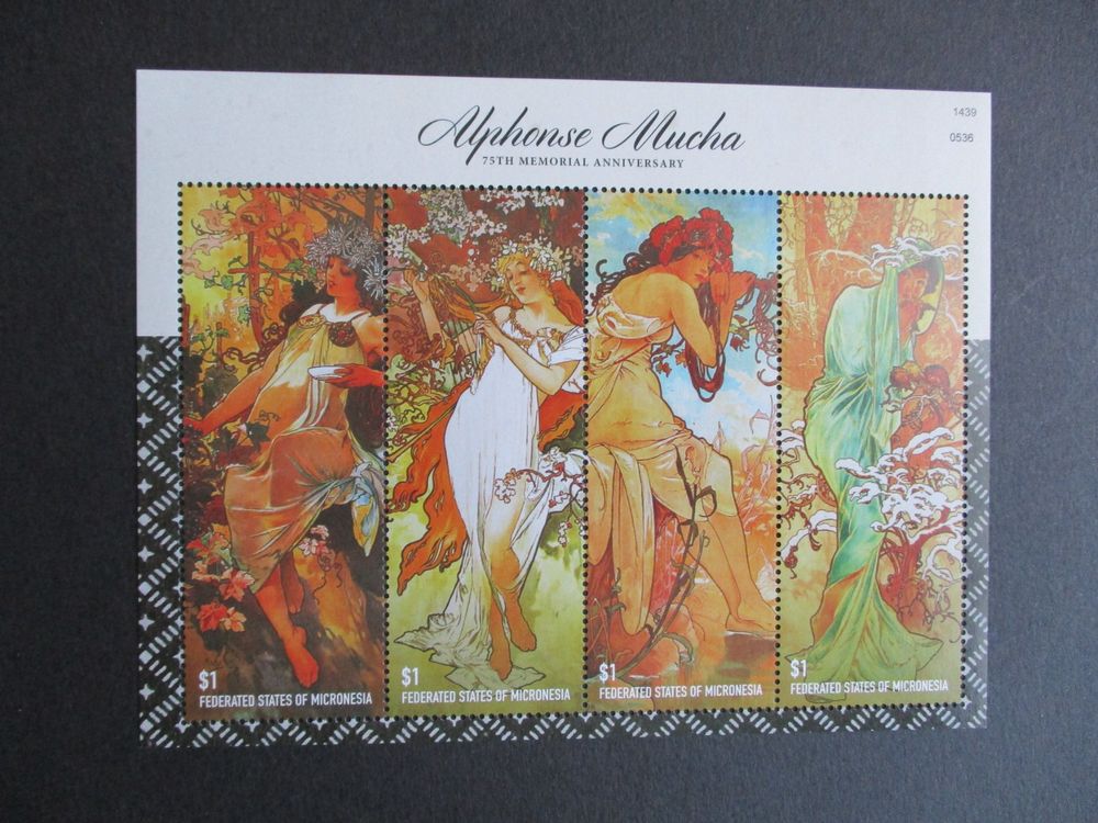 Briefmarken-Block Niger 2014 – Edward Munch Kunst-Motive, Postfrisch ** MNH – Für Sammler