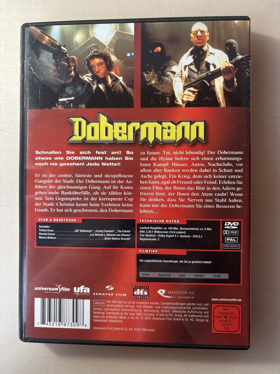 Alle DVDs: Dobermann – Gebraucht aus Ruswil von Slivio_ 1